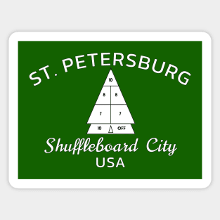 St Petersburg - Shuffleboard City USA Sticker